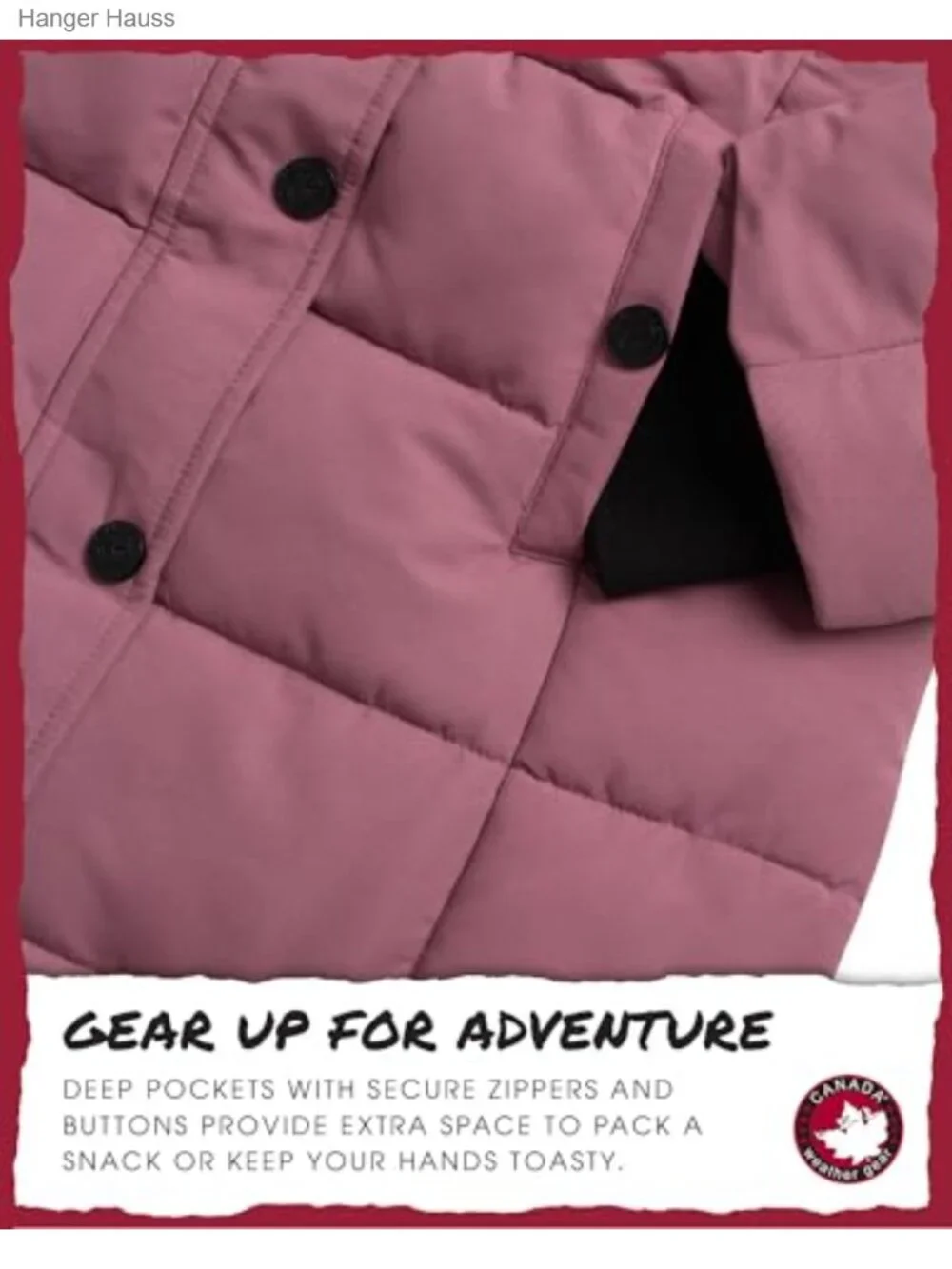 Girls Winter Puffer Coat Stadium Length Quilted Insulated Water Resistant